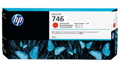 Картридж Cartridge HP 746 для HP DesignJet Z6/Z9+, хроматический красный (300мл)