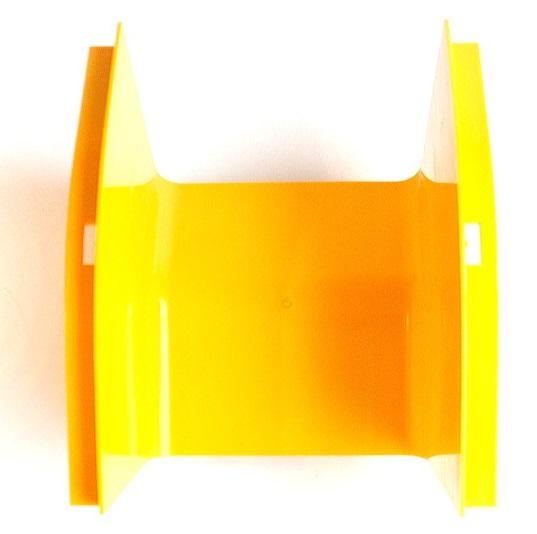  Внешний изгиб 45° оптического лотка 120 мм, желтый