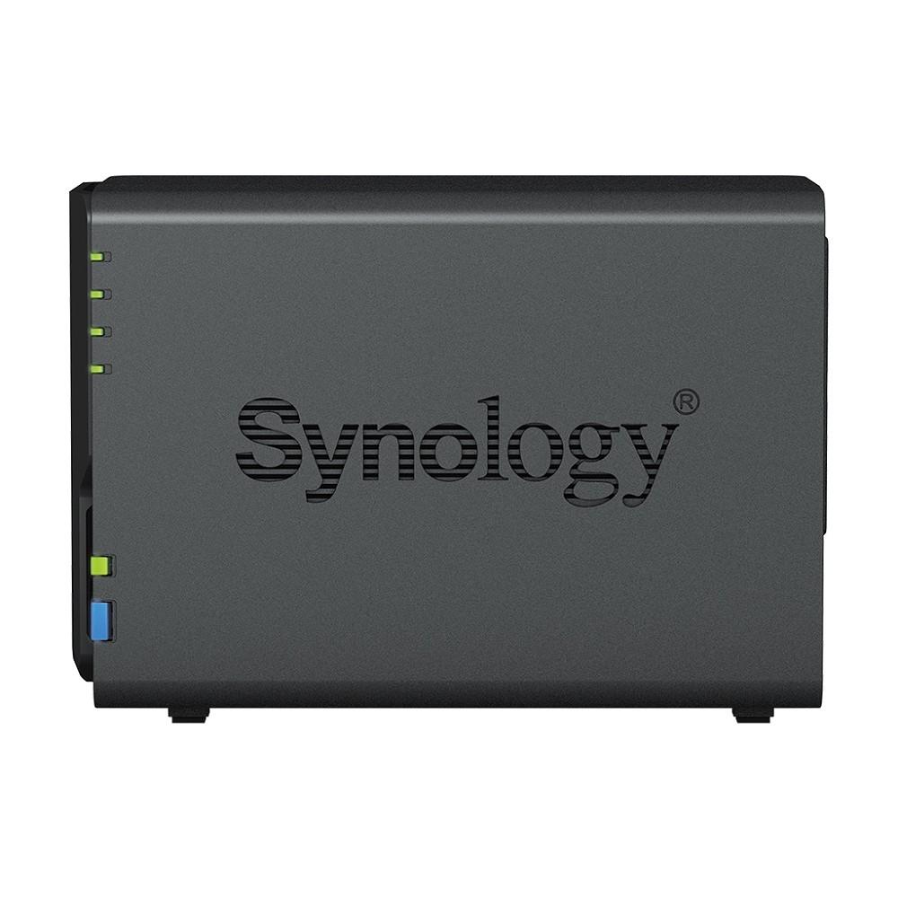 Система хранения данных Synology QC1,7GhzCPU/2GB DDR4/RAID0,1/up to 2hot plug HDDs SATA(3,5'')/2xUSB3.2,1xUSB2.0/1GigEth/iSCSI/2xIPcam(up to 20)/1xPS repl DS218 1YW