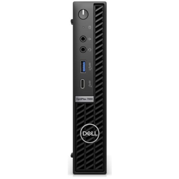 Настольный компьютер DELL OptiPlex 7000 Micro  D15U Core i5-12500T 8GB (1x8GB) DDR4 256GB SSD Intel Integrated Graphics,Wi-Fi /BT 5.2,Linux,2y, Russian Wired Keyboard and Optical Mouse