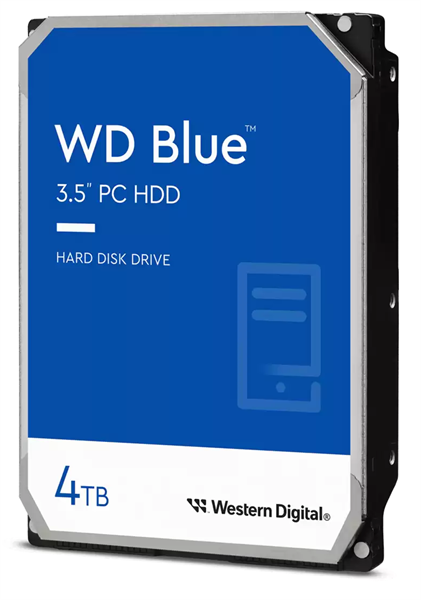 Жесткий диск Western Digital Blue HDD 3.5" SATA 4Tb, 5400rpm, 256MB buffer, WD40EZAX, 1 year Жесткий диск Western Digital Blue HDD 3.5" SATA 4Tb, 5400rpm, 256MB buffer, WD40EZAX, 1 year