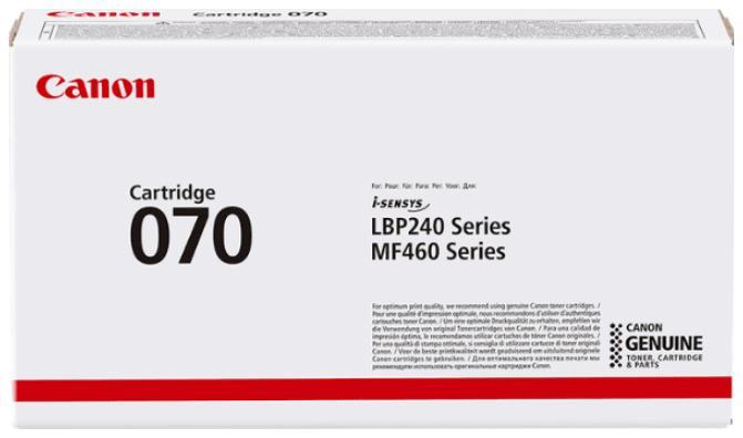 Тонер-картридж Canon CRG 070 BK for MF461w / 463dw / 465dw / LBP243dw / 246dw Black (3000 pgs.)