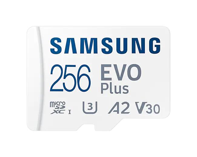 Флеш-карта microSD 256GB Samsung Карта памяти EVO Plus (MB-MC256KA)