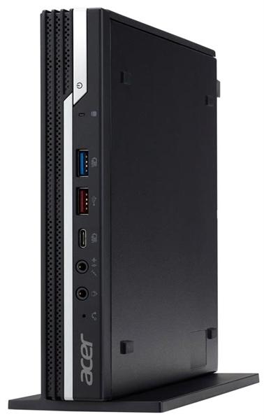 Персональный компьютер ACER Veriton N4680G Mini Intel Core i7 11700, 16GB DDR4 2666, 512GB SSD M.2  PCIe, Quadro P1000, WiFi 6, BT, VESA, USB KB&Mouse, Win 10 Pro, 1Y