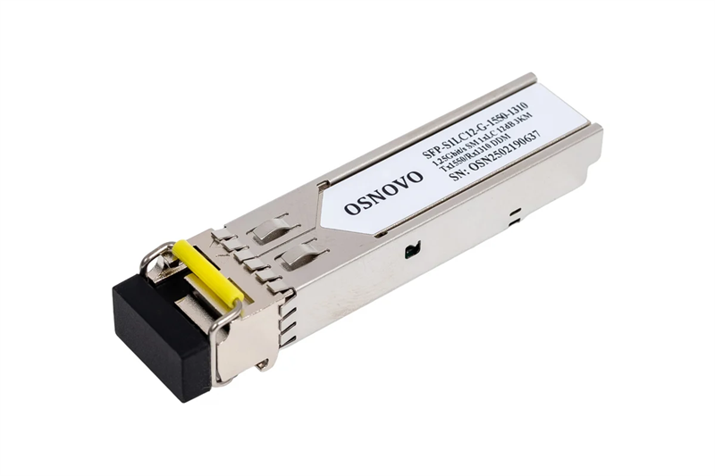 Oптический SFP модуль OSNOVO SFP-S1LC12-G-1550-1310 Оптический SFP Модуль. Одно волокно Single Mode. Скорость: до 1,25 Гбит/c. Тип разъема: LC. Оптический бюджет: 12дБ. Расстояние передачи - до 3км. Рабочая длина волны,нм Oптический SFP модуль OSNOVO SFP-S1LC12-G-1550-1310 Оптический SFP Модуль. Одно волокно Single Mode. Скорость: до 1,25 Гбит/c. Тип разъема: LC. Оптический бюджет: 12дБ. Расстояние передачи - до 3км. Рабочая длина волны,нм