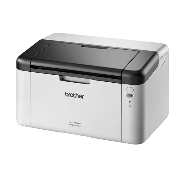  Brother HL-1223WR, Принтер, ч/б лазерный, A4, 20 стр/мин, 32 Мб, WiFi, USB, лоток 150 л., старт.картридж 1500 стр. (существенное повреждение коробки)