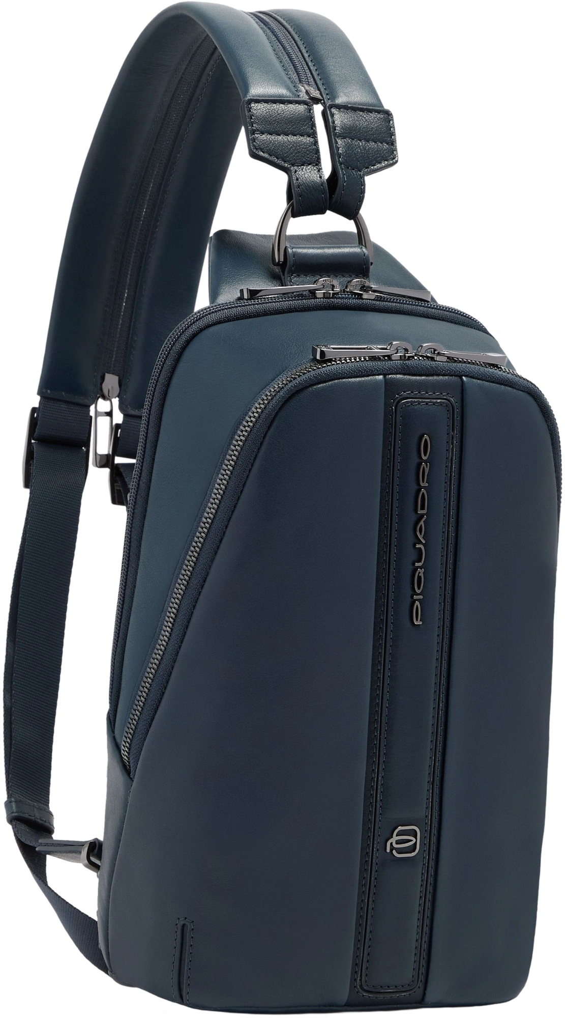 Рюкзак слинг мужской Piquadro Victor CA7174W143/BLU синий натур.кожа Рюкзак слинг мужской Piquadro Victor CA7174W143/BLU синий натур.кожа