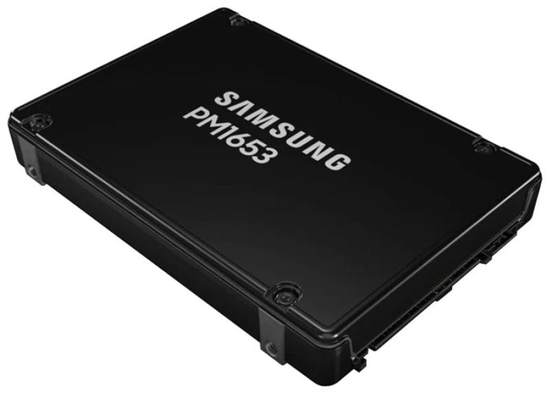 Твердотельный накопитель Samsung Enterprise SSD, 2.5"(SFF), PM1653, 960GB, SAS, 24Gbps, R4200/W1200Mb/s, IOPS(R4K) 600K/55K, MTBF 2M, 1DWPD/5Y, OEM