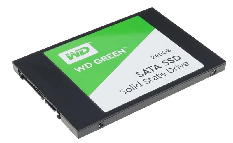 Твердотельный накопитель Western Digital SSD GREEN 240Gb SATA-III 2,5”/7мм WDS240G3G0A (аналог WDS240G2G0A), 1 year