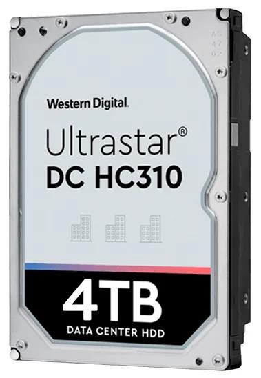 Жесткий диск Western Digital Ultrastar DC HС310 HDD 3.5" SAS 4Tb, 7200rpm, 256MB buffer, 512e (0B36048 HGST), 1 year
