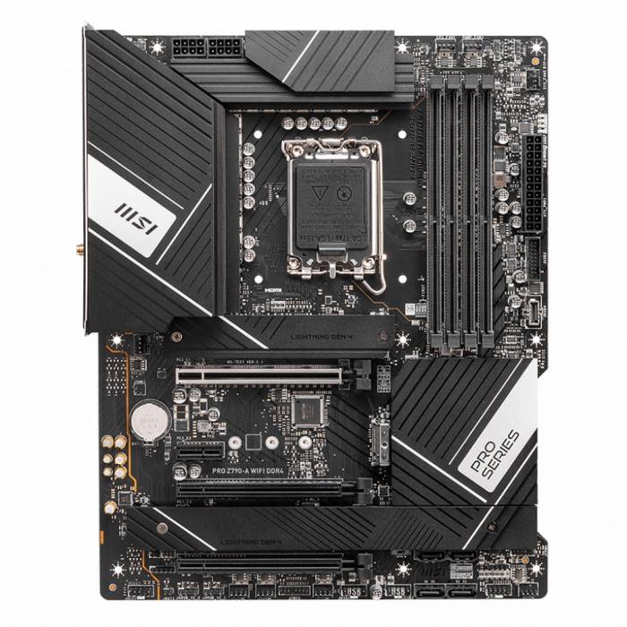 Материнская плата MSI PRO Z790-A WIFI DDR4 LGA1700, 4DDR4, 3PCIEx16,1PCIEx1,4M.2,6SATA3,1USB3.2 Gen2X2,4