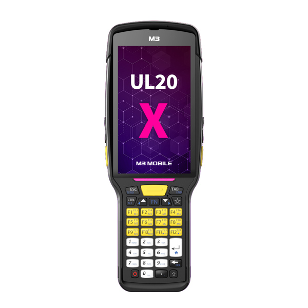 Терминал сбора данных M3 Mobile UL20X LTE, Android 9.0, GMS, FHD, 802.11 a/b/g/n/ac, SE4750, Rear Camera, BT, GPS, NFC(HF), 4G/64G, 35K, St Bat 6700 mAh, incl Bullet Proof Film, Hand Strap. Req CRDPWSP Терминал сбора данных M3 Mobile UL20X LTE, Android 9.0, GMS, FHD, 802.11 a/b/g/n/ac, SE4750, Rear Camera, BT, GPS, NFC(HF), 4G/64G, 35K, St Bat 6700 mAh, incl Bullet Proof Film, Hand Strap. Req CRDPWSP