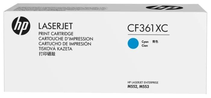 Картридж Cartridge HP 508X для LJ M552/M553/M577, голубой (9 500 стр.) (белая упаковка)
