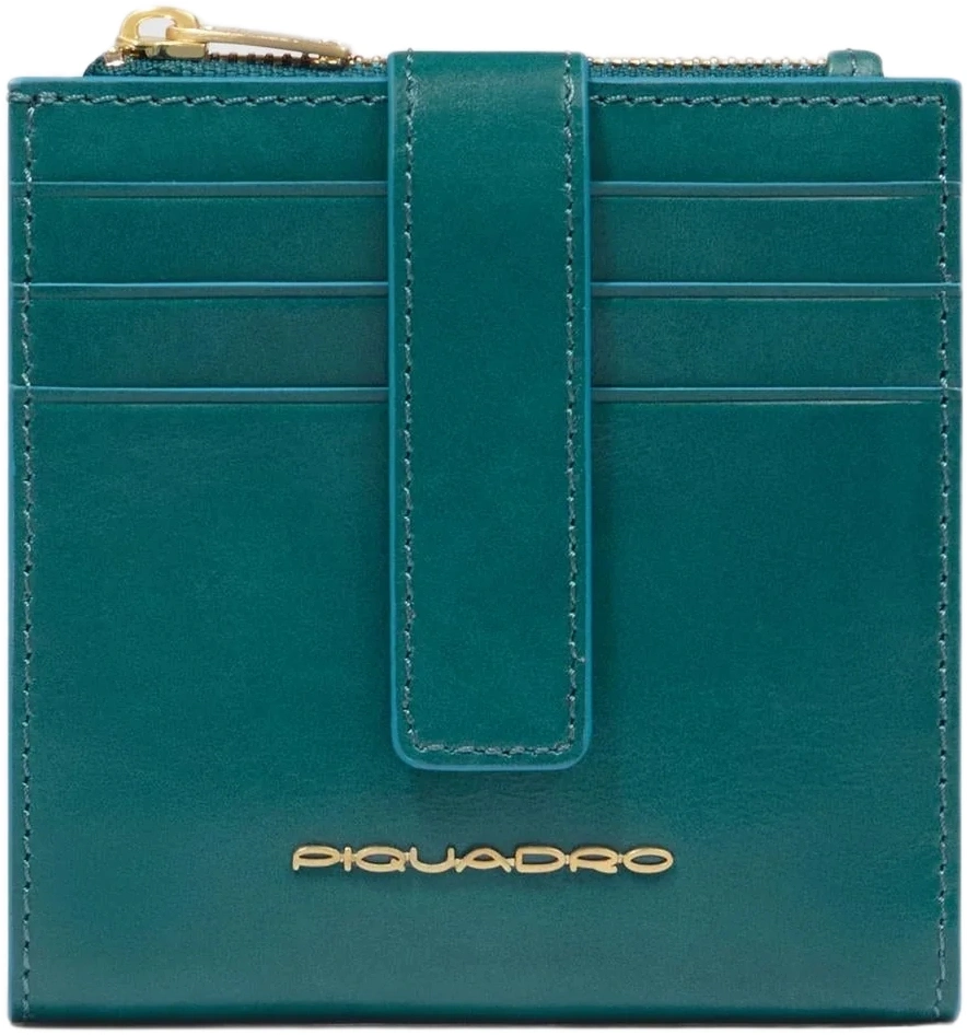 Чехол для кредитных карт Piquadro Blue Square PP6843B2R/OT3 бирюзовый натур.кожа