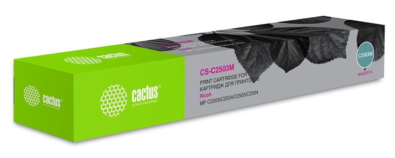 Картридж лазерный Cactus CS-C2503M 841927 пурпурный (9500стр.) для Ricoh Aficio MP C2003SP/C2004ASP/C2011SP Картридж лазерный Cactus CS-C2503M 841927 пурпурный (9500стр.) для Ricoh Aficio MP C2003SP/C2004ASP/C2011SP