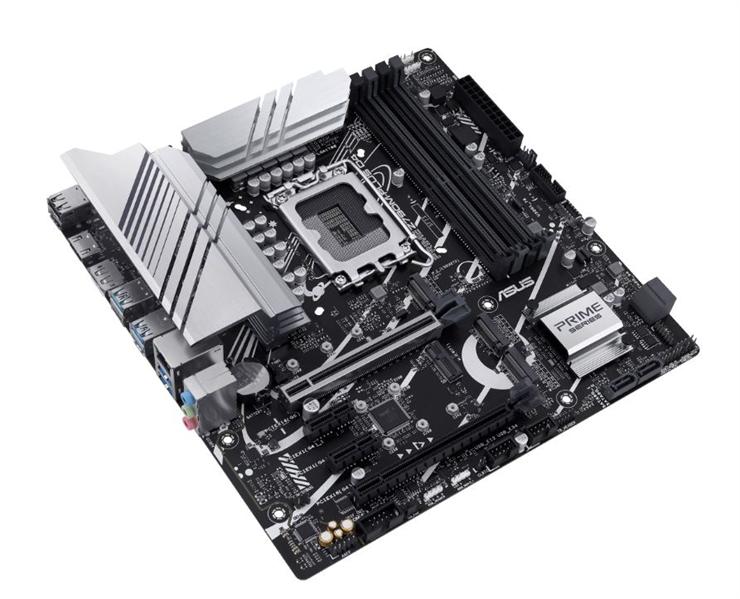 Материнская плата ASUS PRIME Z790M-PLUS D4, LGA1700, Z790, 4*DDR4, HDMI+DVI+DP, CrossFireX, SATA3 + RAID, Audio, Gb LAN, USB 3.2, USB 2.0, COM*1 header (w/o cable), mATX ; 90MB1D20-M0EAY0