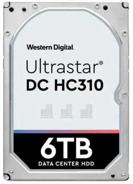 Жесткий диск Western Digital Ultrastar DC HС310 HDD 3.5" SAS 6Tb, 7200rpm, 256MB buffer, 512e (0B36047), 1 year