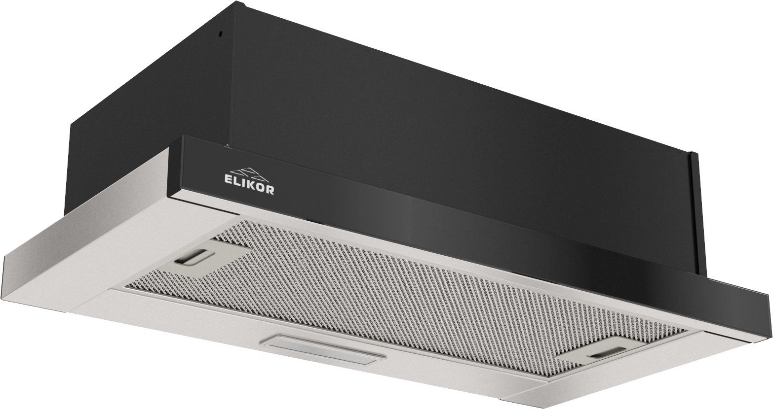 GOOD, Кухонная вытяжка ELIKOR КВ Интегра GLASS 60Н-400-В2Д, нерж/стекло черное R