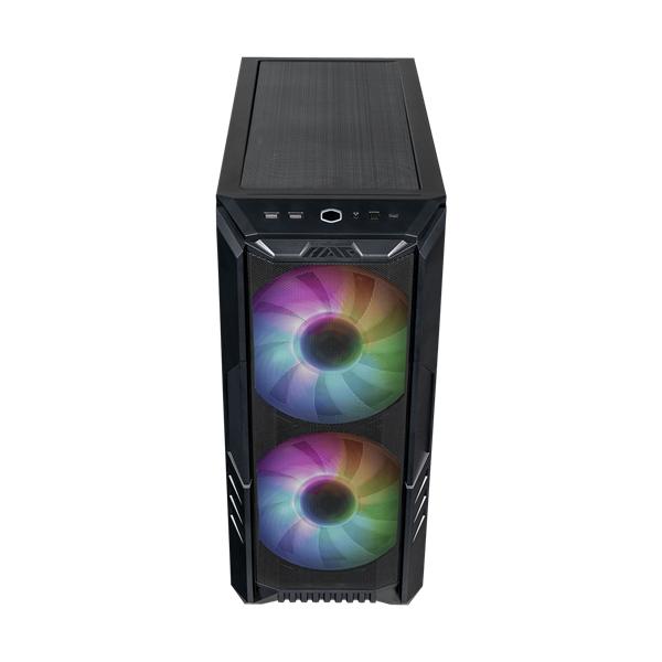 Корпус Cooler Master MasterCase HAF 500P, USB3.0x2, USB3.2x1(TypeC), 2x200ARGBFans, 2x120Fan, Black, Full Tower, w/o PSU