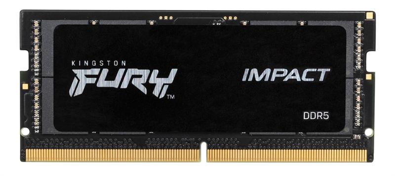 Оперативная память Kingston DDR5 32GB 4800MT/s CL38 SODIMM FURY Impact PnP