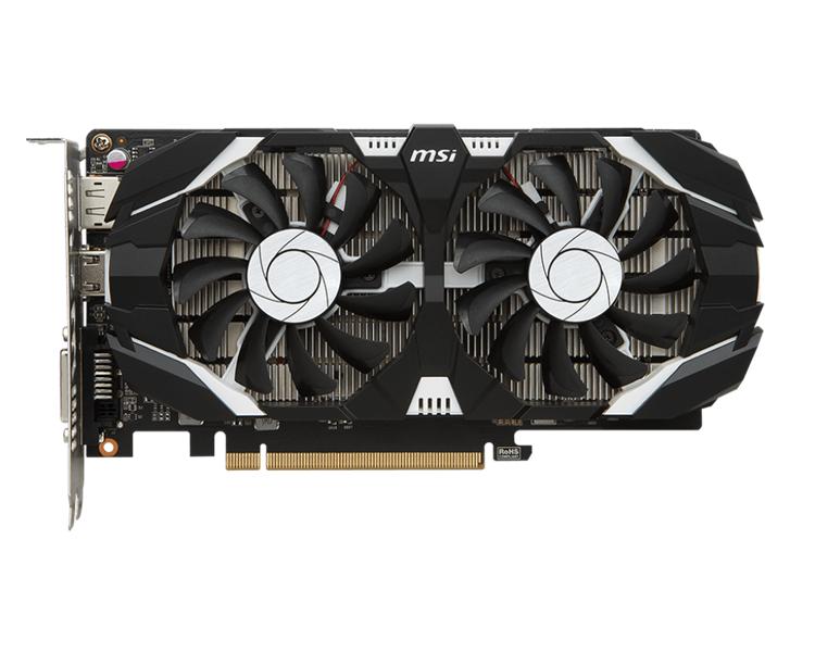 Видеокарта MSI GeForce GTX 1050 Ti 4GT OCV1 VER 10 PCI-E/GEFORCE GTX 1050 TI 4GT OCV1/DL-DVI-D/HDMI/DP/ATX/DUAL FAN/OC/4G