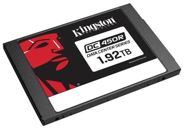 Твердотельный накопитель Kingston Enterprise SSD 1,92TB DC450R 2.5" SATA 3 R560/W530MB/s 3D TLC MTBF 2М 99 000/28 000 IOPS 0,3DWPD (Entry Level Enterprise/Server) 3 years