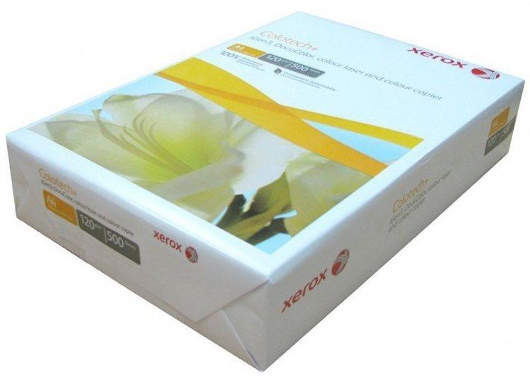  Бумага XEROX Colotech Plus 170CIE, 120г, A4, 500 листов (кратно 4 шт) (незначительное повреждение коробки)