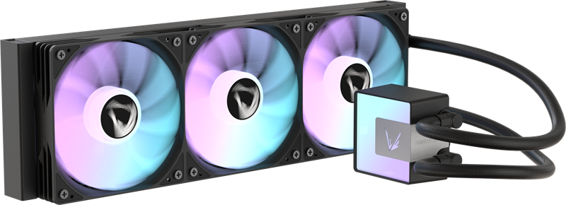 Система водяного охлаждения Formula V Line ICE JET GLOW 360 BK, 360mm, 3x120mm, ARGB fans, LGA115X/1200/1700/1851, AM4/AM5 Система водяного охлаждения Formula V Line ICE JET GLOW 360 BK, 360mm, 3x120mm, ARGB fans, LGA115X/1200/1700/1851, AM4/AM5