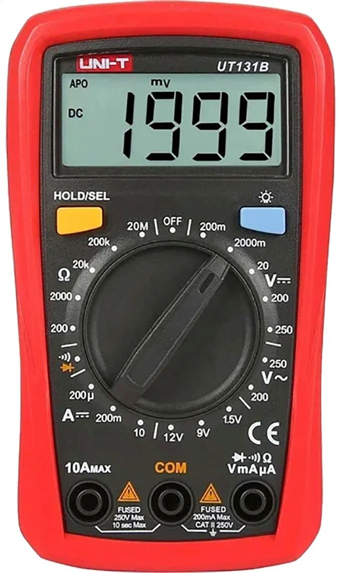 Мультиметр Uni-T UT131B цифровой красный/черный Мультиметр Uni-T UT131B цифровой красный/черный