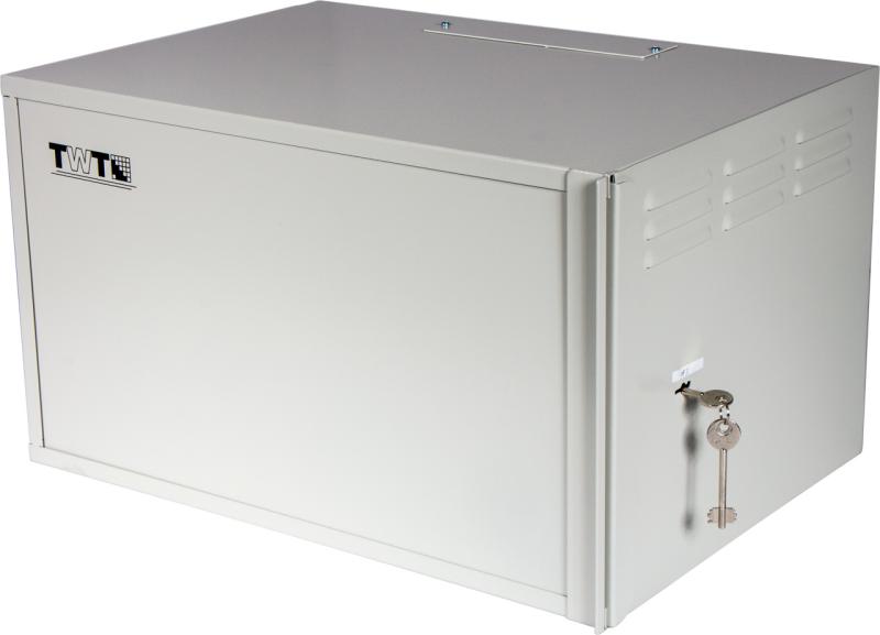  Шкаф антивандальный пенального типа, 6U 560x400 мм, серый