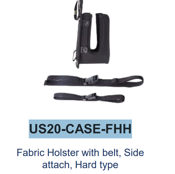 Защитный чехол M3 Mobile ASSY: US20/US30 Fabric Holster with belt, Side attach, Hard type