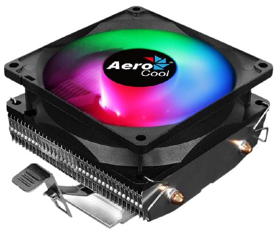 Кулер для процессора Aerocool Air Frost 2 110W / FRGB / 3-Pin / Intel 115*/775/2066/2011/AMD / Heat pipe 6mm x2