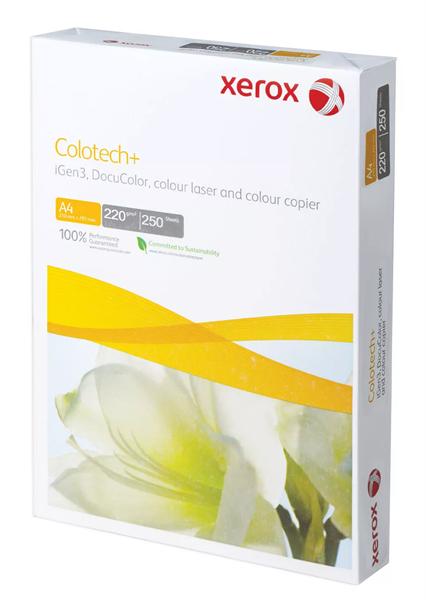  Бумага XEROX Colotech Plus 170CIE, 220г, A4, 250 листов (кратно 4 шт)