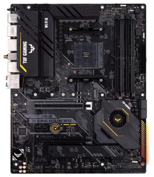 Материнская плата ASUS TUF GAMING X570-PRO (WI-FI), Socket AM4, X570, 4*DDR4, CrossFireX, HDMI + DP, SATA3 + RAID, Audio, Gb LAN, USB 3.1*2, USB 2.0*14,ATX ; 90MB15H0-M0EAY0