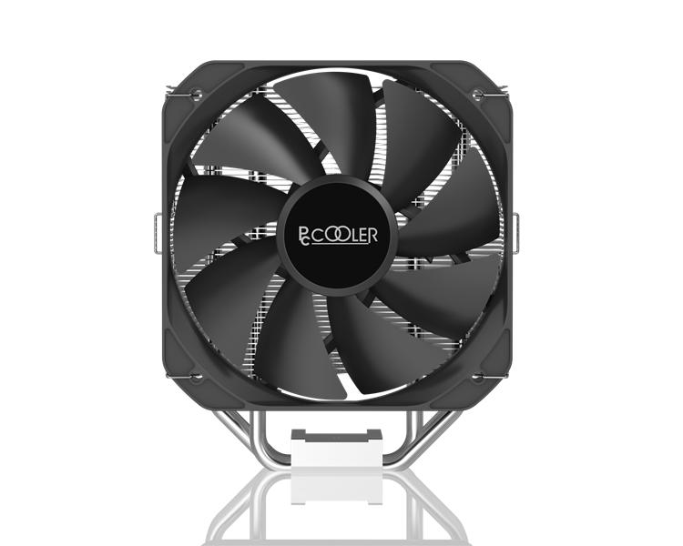 Кулер для процессора PCCooler Paladin 400 S115X/1200/1700/AM4 (20 шт/кор, TDP 200W, 130mm PWM FAN, 4 тепловые трубки 6мм, 800-1600RPM, 18-28,6dBa)