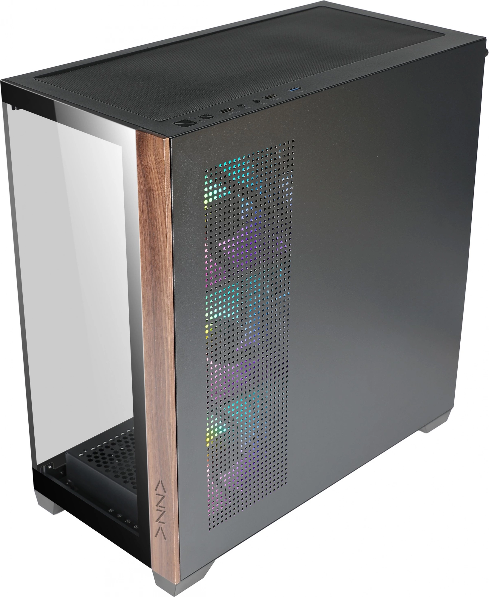 Корпус Azza Neptune черный без БП ATX 5x120mm 2x140mm 2xUSB2.0 1xUSB3.0 audio bott PSU Корпус Azza Neptune черный без БП ATX 5x120mm 2x140mm 2xUSB2.0 1xUSB3.0 audio bott PSU