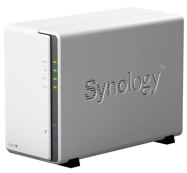 Система хранения данных Synology DS220j QC1,4GhzCPU/512Mb DDR4/RAID0,1/upto 2HDDs SATA(3,5')/2xUSB3.0/1GigEth/iSCSI/2xIPcam(upto 12)/1xPS/1YW repl DS218j