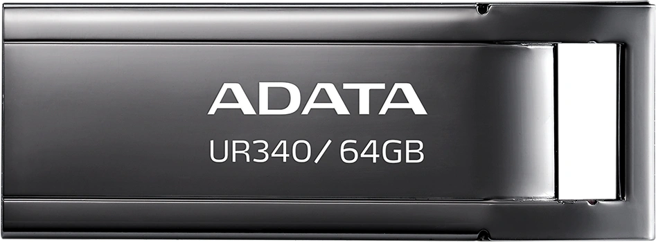 USB накопитель ADATA UR340 AROY-UR340-64GBK USB 3.2 64GB Gen1, Black, Retail USB накопитель ADATA UR340 AROY-UR340-64GBK USB 3.2 64GB Gen1, Black, Retail