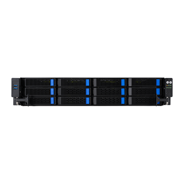 Сервер ASUS RS520A-E12-RS12U: 2U, 1x AMD EPYC 9004 SP5, 24x DDR5 RDIMM, 12x NVMe, 2x rear 2.5 SATA, 5x PCIe 5.0, 2x M.2, OCP 3.0, up to 2x dual-slot GPU, 2x 1600W PSU Сервер ASUS RS520A-E12-RS12U: 2U, 1x AMD EPYC 9004 SP5, 24x DDR5 RDIMM, 12x NVMe, 2x rear 2.5 SATA, 5x PCIe 5.0, 2x M.2, OCP 3.0, up to 2x dual-slot GPU, 2x 1600W PSU