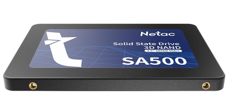 Ssd накопитель Netac SSD SA500 120GB 2.5 SATAIII 3D NAND, R/W up to 500/400MB/s, TBW 60TB, 3y wty