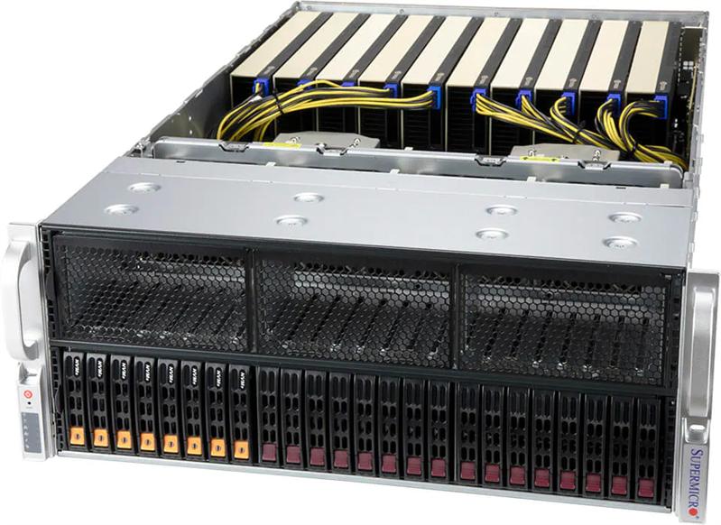 Шасси серверное Supermicro SuperServer 4U 420GP-TNR noCPU(2)3rd Gen Xeon Scalable/TDP 270W/no DIMM(32)/ SATARAID HDD(16)SFF/2x1GbE/4x2000W