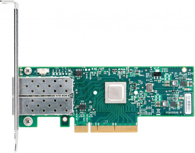 Адаптер Mellanox ConnectX-4 EN network interface card, 25GbE dula-port SFP28, PCIe3.0 x8, tall bracket, ROHS R6, 1 year