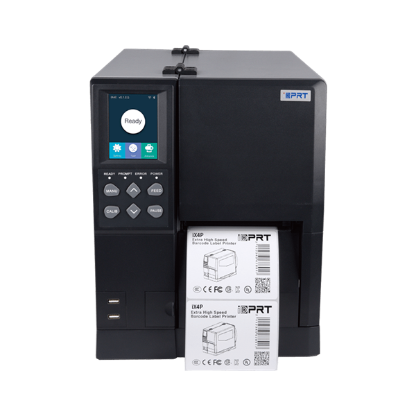 Принтер этикеток промышленный iDPRT iX4P, 4", TT, 300DPI, 8IPS (203 mm/sec), 512/256MB, RTC, USB+USB HOST+Ethernet+RS232, ZPL-II, TSPL, EPL2, DPL