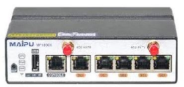 Маршрутизатор Maipu MP1800X-40W E2, 1*RJ 45 Console port,1*USB ,5*10M/100M/1000M,TD-LTE,FDD-LTE,WCDMA,GSM, support WIFI(IEEE 802.11b/g/n),single 4G modem,12V DC