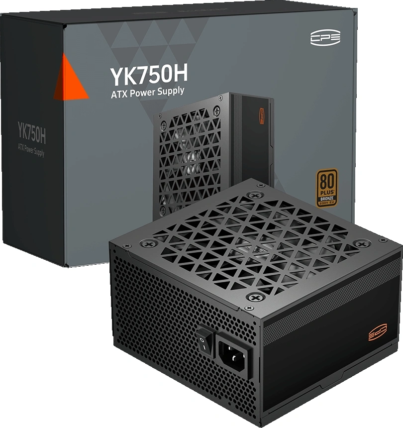 Блок питания PcCooler ATX 750W YK750H 80+ bronze (20+4pin) APFC 135mm fan 6xSATA RTL