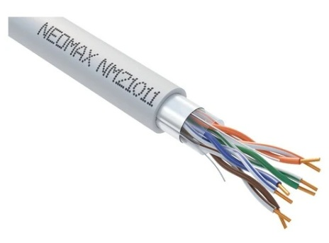 Кабель Кабель NEOMAX [NM21011] F/UTP cat.5e 4 пары (305 м) 0.48 мм (24 AWG) Медь, LSZH; Fluke Tested
