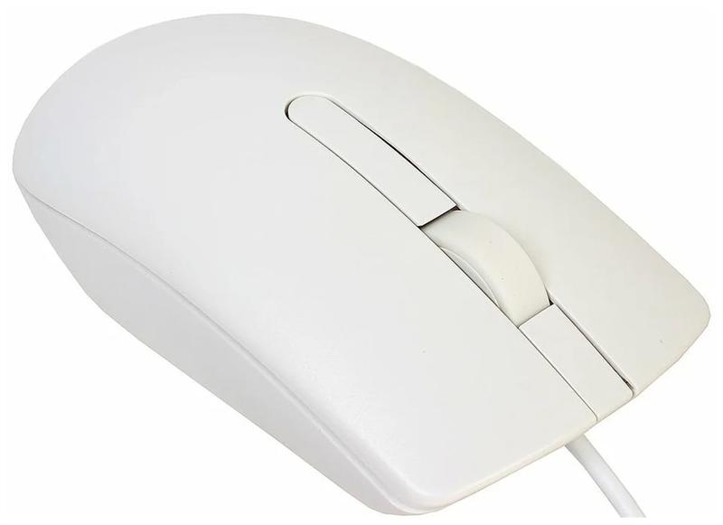Мышь Dell Mouse MS116 Wired; USB; optical; 1000 dpi; 3 butt; White