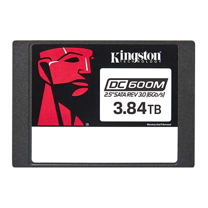 Твердотельный накопитель Kingston Enterprise SSD 3,84TB DC600M 2.5" SATA 3 R560/W530MB/s 3D TLC MTBF 2M 94 000/59 000 IOPS 7008TBW 1 Year Warrаnty Твердотельный накопитель Kingston Enterprise SSD 3,84TB DC600M 2.5" SATA 3 R560/W530MB/s 3D TLC MTBF 2M 94 000/59 000 IOPS 7008TBW 1 Year Warrаnty