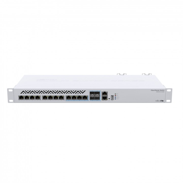 Коммутатор MikroTik Cloud Router Switch 312-4C+8XG-RM with 8 x 1G/2.5G/5G/10G RJ45 Ethernet LAN, 4x Combo ports (1G/2.5G/5G/10G RJ45 Ethernet LAN or 10G SFP+), 1x LAN port for management, RouterOS L5 or SwitchO