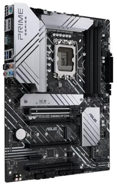 Материнская плата ASUS PRIME Z690-P D4, LGA1700, Z690, 4*DDR4, HDMI+DP, CrossFireX, SATA3 + RAID, Audio, Gb LAN, USB 3.2*8, USB 2.0*6, COM*1 header (w/o cable), ATX ;90MB18P0-M0EAY0